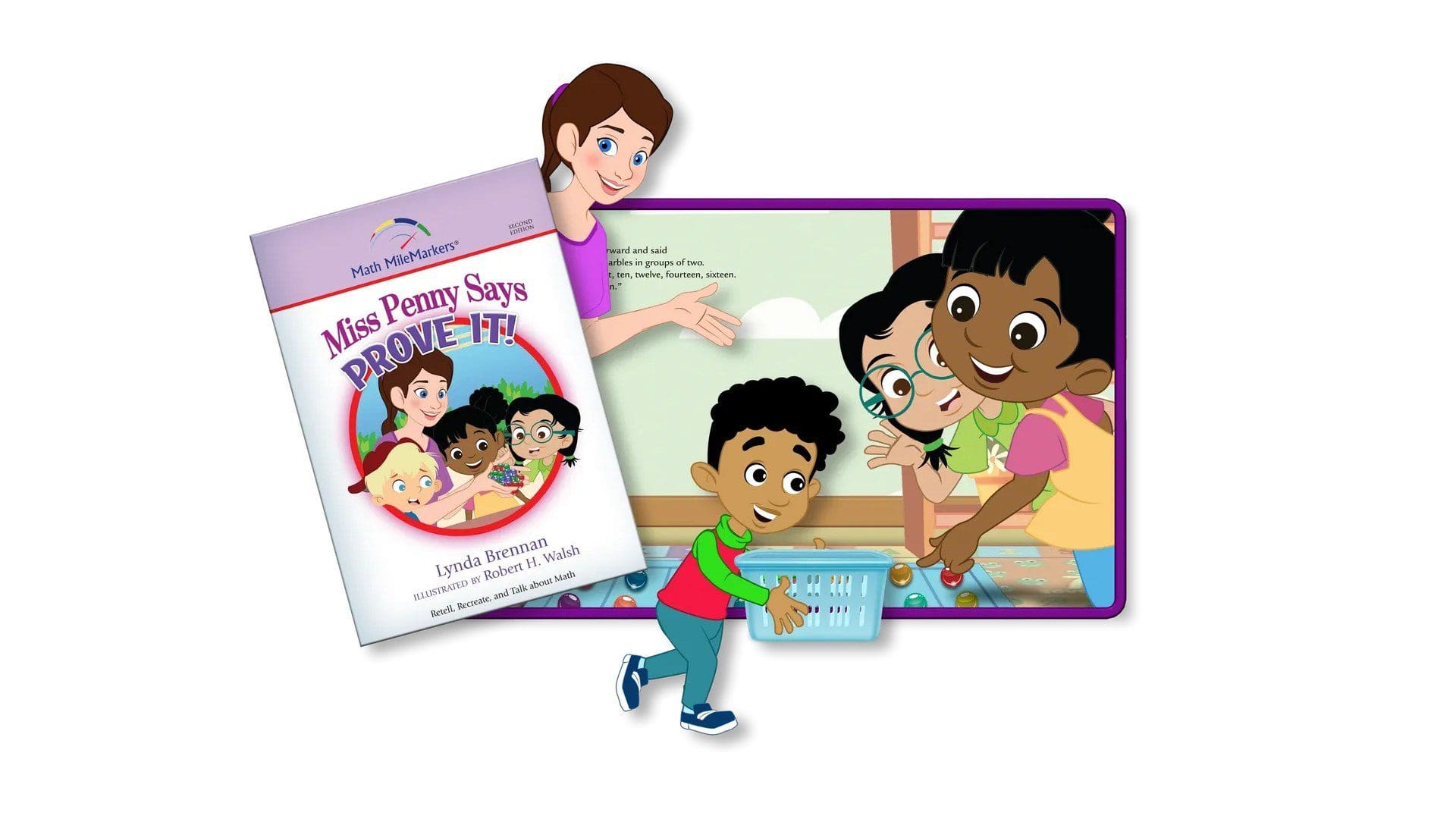 A picture of the book miss penny says potty pee.